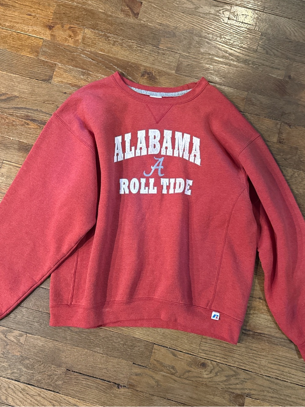 Alabama Roll Tide Red Crewneck Sweatshirt